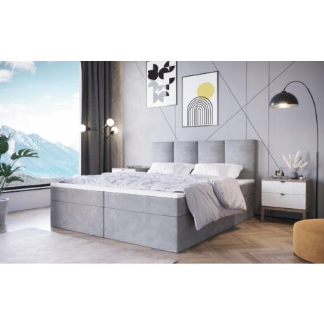 Dream I 200 cm Boxspring franciaágy + ajándék fedőmatrac