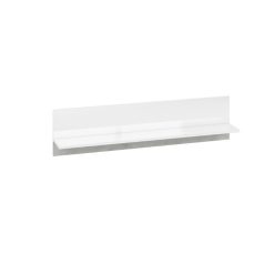 Lumens 11 polc beton/fehér fényes