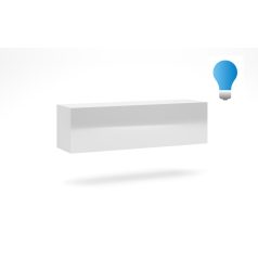 VIVO 03 függő szekrény + LED fehér/fehér fényes
